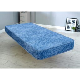Rackhams Source 5 Contract Waterproof Mattress - Durable & Easy to Clean - Blue - 1 - European Small Single Mattress (80cm x 200cm) - thumbnail 1