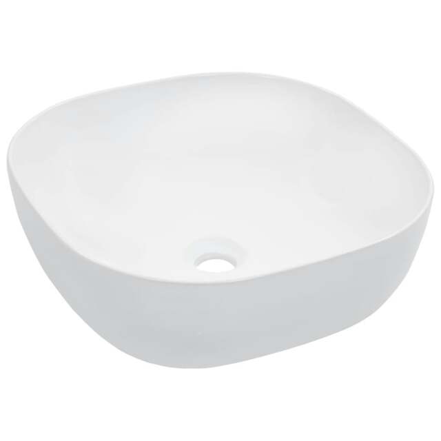 Rackhams Wash Basin 42.5x42.5x14.5 cm Ceramic White - image 1