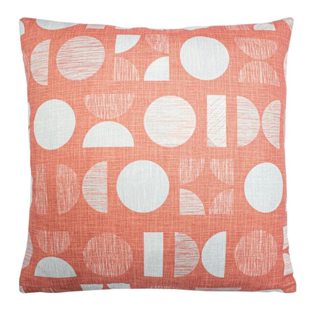 Rackhams Malmo Cushion Cover - Pink - 43cm x 43cm - Pink - 100% Polyester - image 1