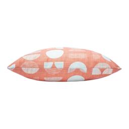 Rackhams Malmo Cushion Cover - Pink - 43cm x 43cm - Pink - 100% Polyester - thumbnail 2