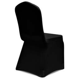 Rackhams Chair Cover Stretch Black 24 pcs - thumbnail 5