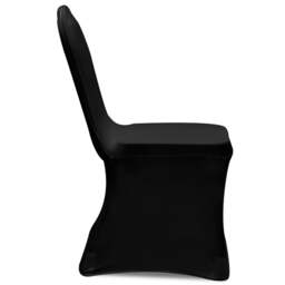 Rackhams Chair Cover Stretch Black 24 pcs - thumbnail 4