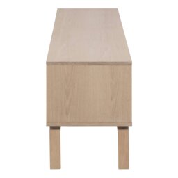 Rackhams Linley 2 Door TV Unit in White Oak - 1 - thumbnail 3