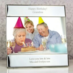 Rackhams Personalised Silver 6x4 Photo Frame