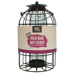 Rackhams Metal Hanging Bird Feeder Cages With Squirrel Guard - Seed Feeder - thumbnail 4