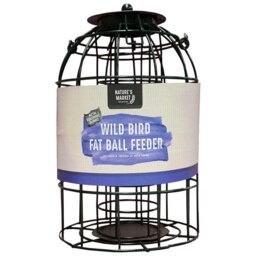 Rackhams Metal Hanging Bird Feeder Cages With Squirrel Guard - Seed Feeder - thumbnail 5