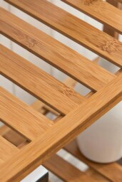 Rackhams 3 Tier Wood Audriel Bookcase - Brown - thumbnail 6