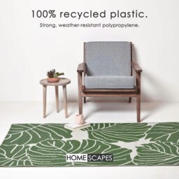 Rackhams Outdoor Rug Luxury Waterproof Reversible Recycled, For Garden, Ada Botanical - 150 x 240 cm - thumbnail 2