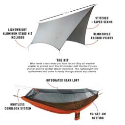Rackhams Air Bivvy All Weather Shelter & Hammock - thumbnail 3