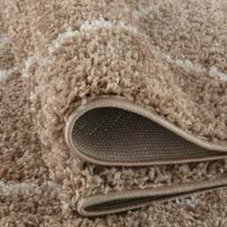 Rackhams Moroccan Beige Shaggy Rug - 820 - 80X150 cm - thumbnail 4