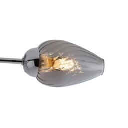 Rackhams Lina 5-Light Chrome Flush Ceiling Light - thumbnail 4