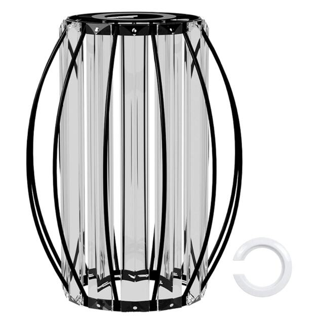 Rackhams Crystal Ceiling Light Shade Pendant Lamp Shade Table Floor Lamps Black - image 1