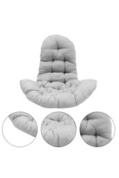 Rackhams Outdoor T-Shaped Egg Chair Cushion Hanging Swing Chair Pad,Light Grey - thumbnail 3