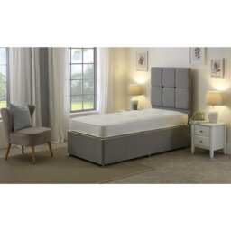 Rackhams Double-Sided Tufted Innerspring Mattress - 17cm Deep, Medium Comfort - White - 1 - European Small Single Mattress (80cm x 200cm) - thumbnail 4