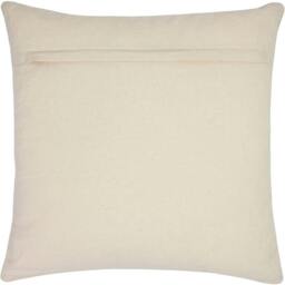 Rackhams Mossa Cushion Cover - Natural/Black - One Size - Natural/Black - 100% Cotton - thumbnail 2