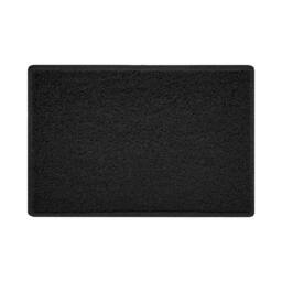 Rackhams Indoor/Outdoor Spaghetti Doormat Plain - Black - 60cm x 40cm - No (Suitable for Outdoors) - thumbnail 1