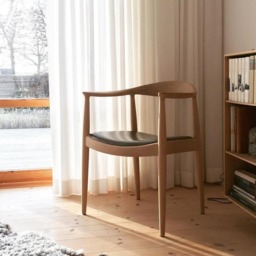 Rackhams A Set of Classic Kennedy Style Dining Chairs, Oak - Dark Oak - A Set of 2 Chairs - thumbnail 2