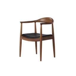 Rackhams A Set of Classic Kennedy Style Dining Chairs, Oak - Dark Oak - A Set of 2 Chairs - thumbnail 3