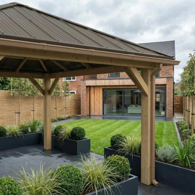 Rackhams Rain Gutter Kit 12ft x 14ft Meridian Gazebo - image 1