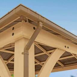 Rackhams Rain Gutter Kit 12ft x 14ft Meridian Gazebo - thumbnail 3