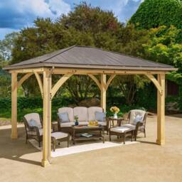 Rackhams Rain Gutter Kit 12ft x 14ft Meridian Gazebo - thumbnail 5