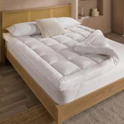 Rackhams Sleep Soundly Extra Deep 10cm Mattress Topper - Double - thumbnail 2