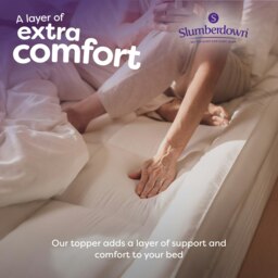 Rackhams Sleep Soundly Extra Deep 10cm Mattress Topper - Double - thumbnail 6