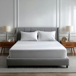 Rackhams Luxury 200TC Soft Touch Fitted Sheet Bed Linen 40cm Extra Deep Skirt - Super King - Cream - thumbnail 2