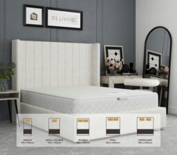 Rackhams Serenity 1000 Pocket Sprung Mattress with Comfort Layers- 6ft - Super King - Aurora by DS Living - thumbnail 6