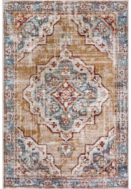 Rackhams Short Pile Rug Strozzi Oriental Bordered Design - 57X90 cm - image 1