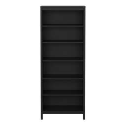 Rackhams Madrid Bookcase in Matt Black - black - Wood - 1 - thumbnail 2