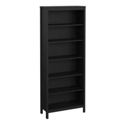 Rackhams Madrid Bookcase in Matt Black - black - Wood - 1