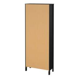 Rackhams Madrid Bookcase in Matt Black - black - Wood - 1 - thumbnail 4