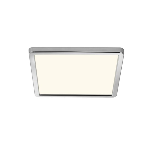 Rackhams Oja 29 Square - IP54 3000/4000K - 3-Step - Ceiling light - Chrome - Silver - Plastic - 1 - image 1