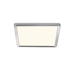 Rackhams Oja 29 Square - IP54 3000/4000K - 3-Step - Ceiling light - Chrome - Silver - Plastic - 1