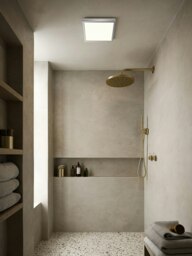 Rackhams Oja 29 Square - IP54 3000/4000K - 3-Step - Ceiling light - Chrome - Silver - Plastic - 1 - thumbnail 4