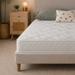 Rackhams Essentials Jump n Tac Hybrid Mattress - 19cm Deep, Soft Feel - White - 1 - 4ft6 Double Mattress (135cm x 190cm) - thumbnail 5
