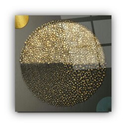 Rackhams Abstract Glass Wall Art 12 - 60x60cm - Tempered Glass (4 mm) - thumbnail 3