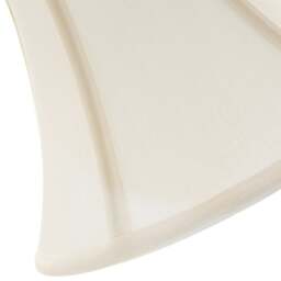"Rackhams Traditional Empire Shaped Small 8"" Lamp Shade in Silky Cream Cotton Fabric" - thumbnail 4