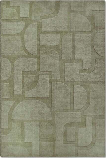 Rackhams Alexis Wool Green Rug - 160X230 cm - image 1