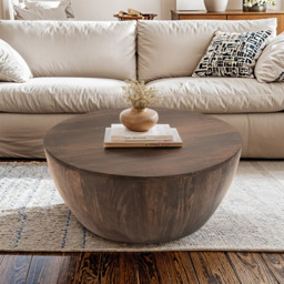 Rackhams Monco Dark Mango Wood Coffee Table - thumbnail 2