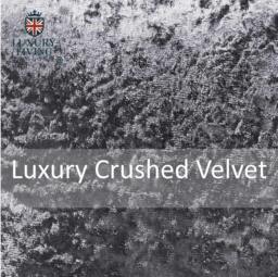 Rackhams Luxury Crushed Velvet Fully Lined Ring Top Curtains - Charcoal - 168cm width x 137cm drop - thumbnail 6