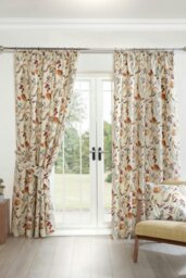 "Rackhams Grove Pencil Pleat Curtains Curtain Pair - Green - 90 x 54""" - thumbnail 6