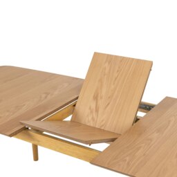 Rackhams Montreux Rectangular Extending Dining Table in Oak 180-219 cm - Brown - No - Brown - thumbnail 4