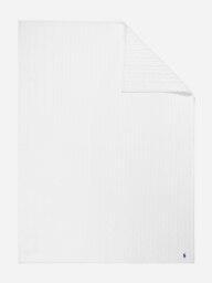 Rackhams Ralph Lauren Baby Cable Knit Blanket in White (130cm x 180cm) - White - 0 - 6 Mths - thumbnail 1