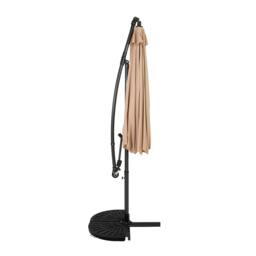 Rackhams Cantilever Parasol 3m With Half Fan Base – Beige - thumbnail 2