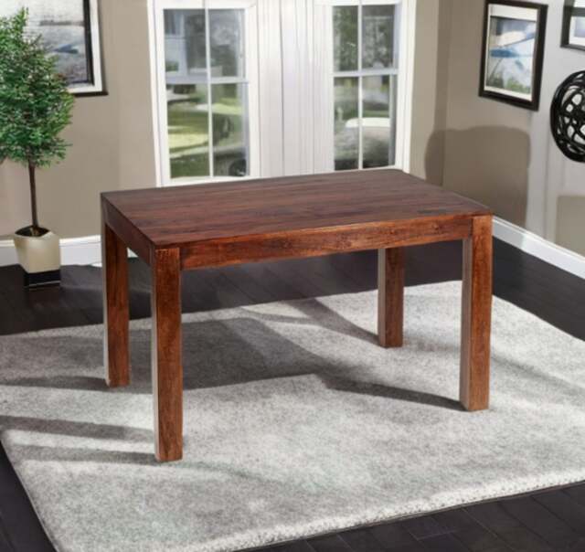 Rackhams Maxen Mango Small Dining Table 4ft (120cm) - Wood - 120X80X76CM WXDXH - Dining Table - image 1