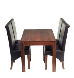 Rackhams Maxen Mango Small Dining Table 4ft (120cm) - Wood - 120X80X76CM WXDXH - Dining Table - thumbnail 4