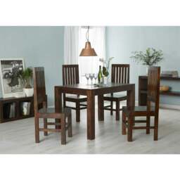 Rackhams Maxen Mango Small Dining Table 4ft (120cm) - Wood - 120X80X76CM WXDXH - Dining Table - thumbnail 2