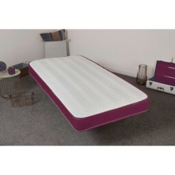 Rackhams Hybrid Memory Foam & Pinna-Coil Mattress - Soft/Medium Comfort, Cooltouch + - Purple - 1 - 4ft6 Double Mattress (135cm x 190cm) - thumbnail 4